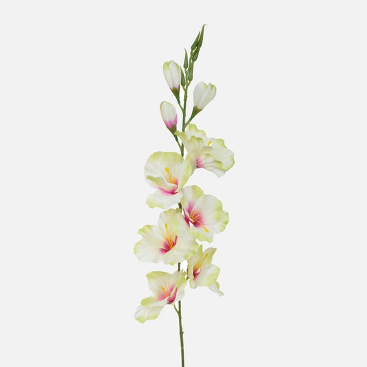 Gladiooli kunstlill heleroheline-kreem 77 cm - Kunstlilled