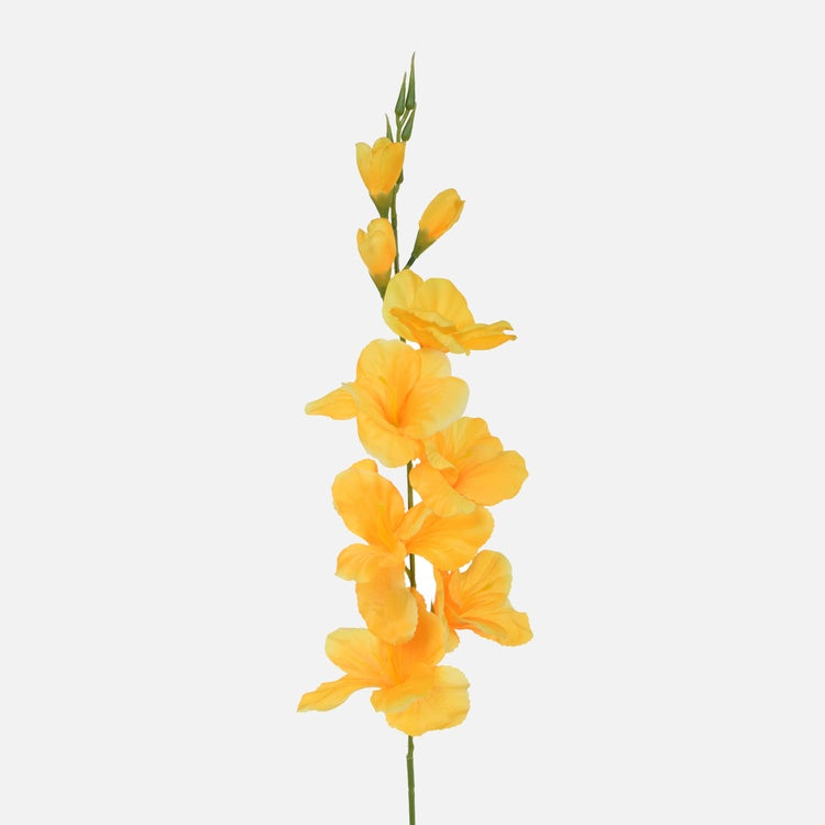 Kollane gladiool kunstlill 77 cm - Kunstlilled