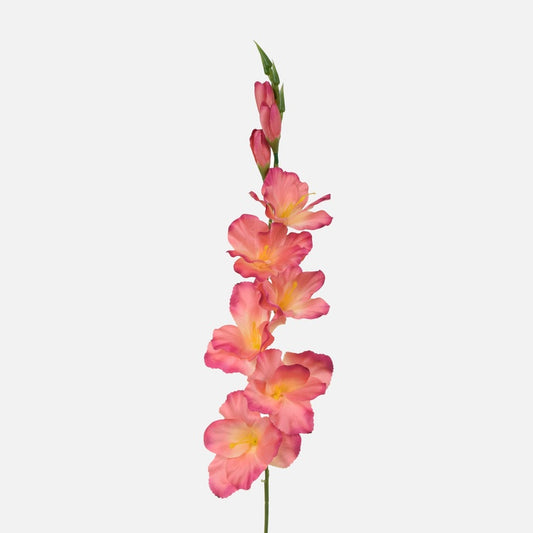 Roosa gladiooli kunstlill 77 cm - Kunstlilled