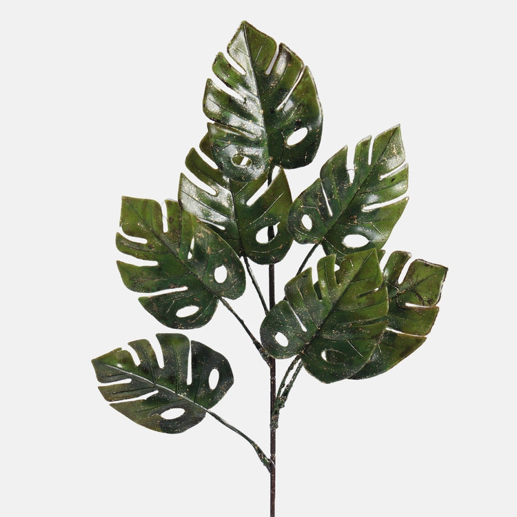 Rohekaskuldne monstera oksasära 49 cm - Kunstlilled