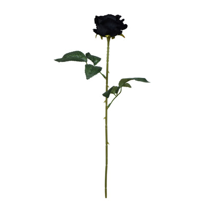 Musta tekoruusun kukkavarsi, sametti, 47 cm
