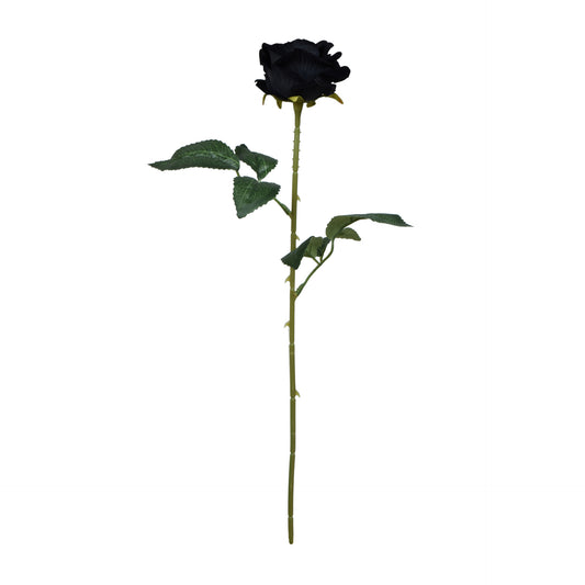 Musta tekoruusun kukkavarsi, sametti, 47 cm