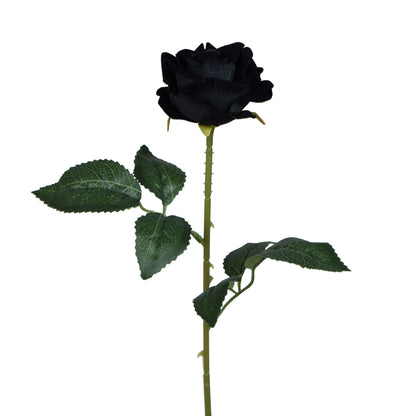 Musta tekoruusun kukkavarsi, sametti, 47 cm