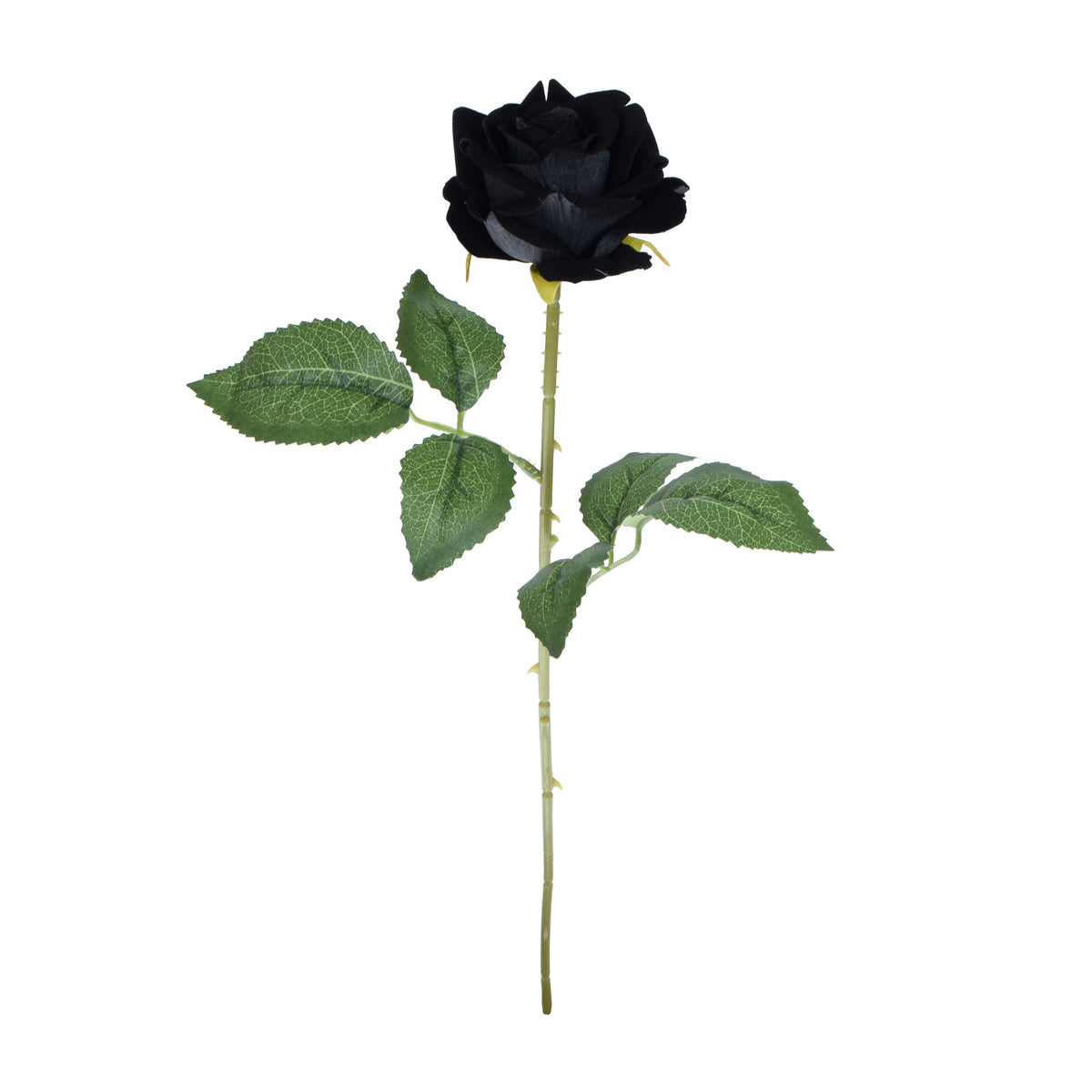 Musta tekoruusun kukkavarsi, sametti, 47 cm