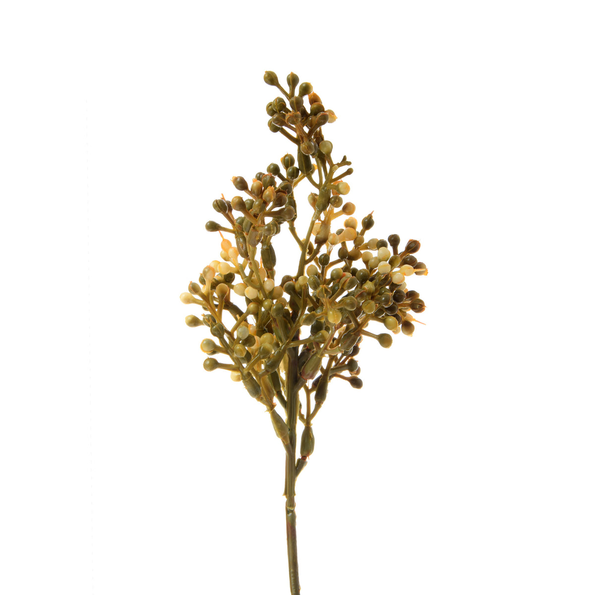 Oliivinvihreä vihreä tekokasvi, 20 cm