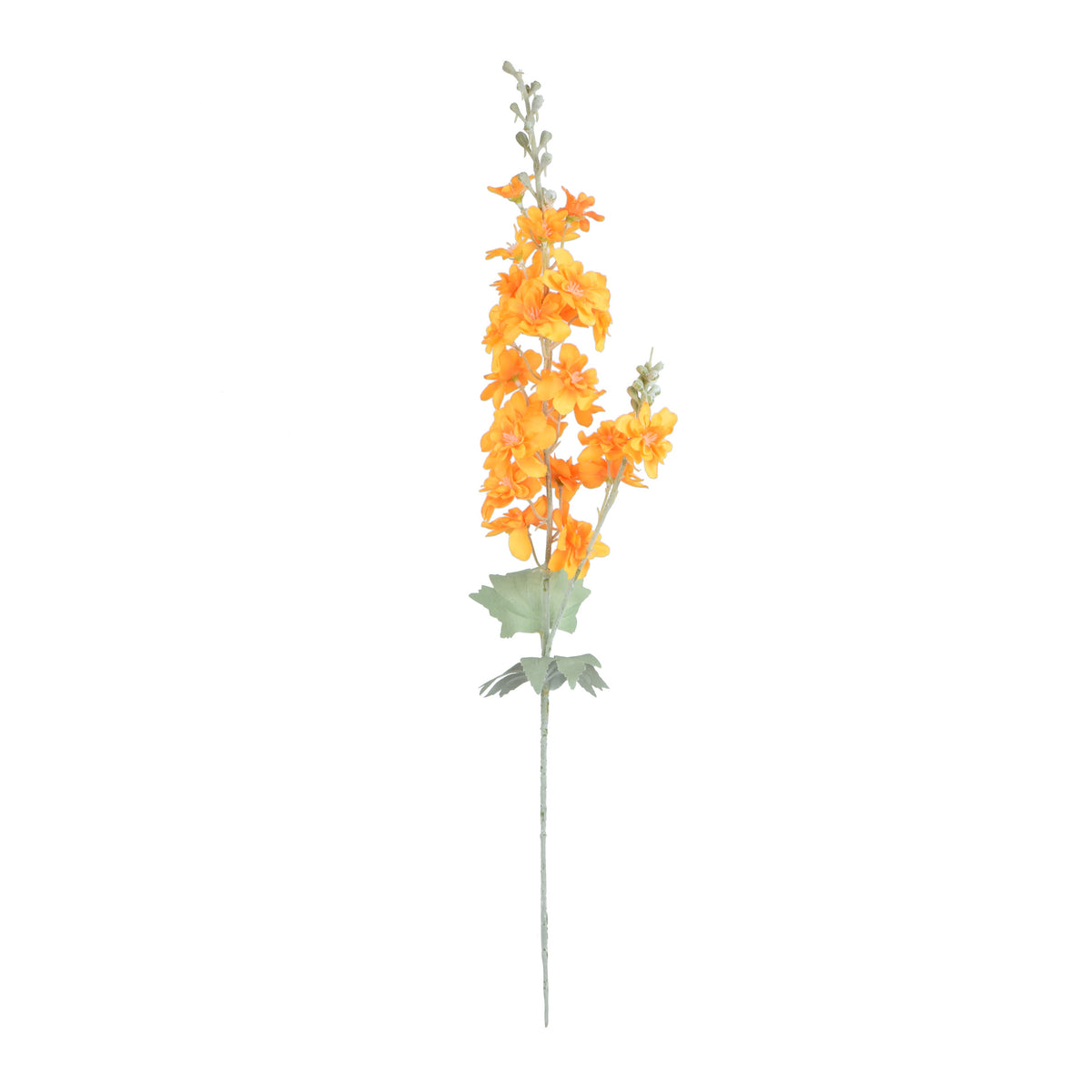 Oranssi tekoruusun kukkavarsi, 87 cm