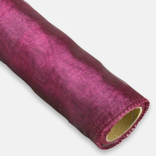 Tume ploomivärvi organza kangas 40 cm 823 cm - Kunstlilled