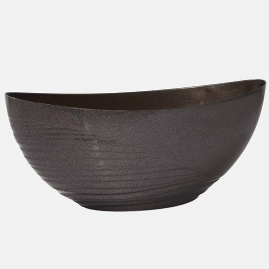 Suur paadikujuline plastikust kaitsepott grafiithall 30,5 cm - Kunstlilled