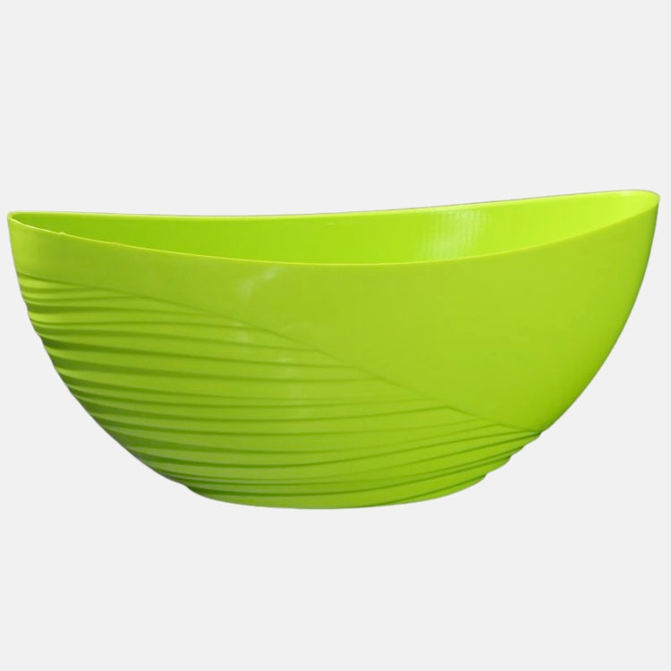 Suur paadikujuline plastikust kaitsepott heleroheline 30,5 cm - Kunstlilled