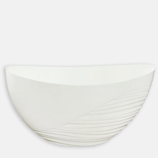 Valge paadi kaitsepott 25 cm - Kunstlilled