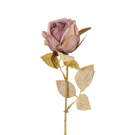 Pastelli violetti tekoruusun kukkavarsi, 6 cm