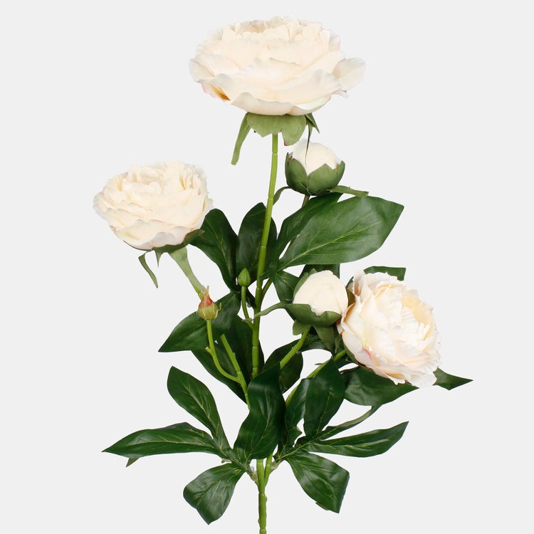 Virsikuvärvi pojengi kunstlill 67 cm - Kunstlilled