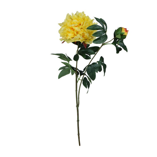 Kollane pojeng kunstlill 65 cm - Kunstlilled