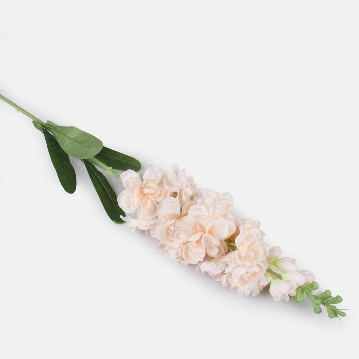 Persikanvärinen ritarinkannus – tekokukka, 86 cm