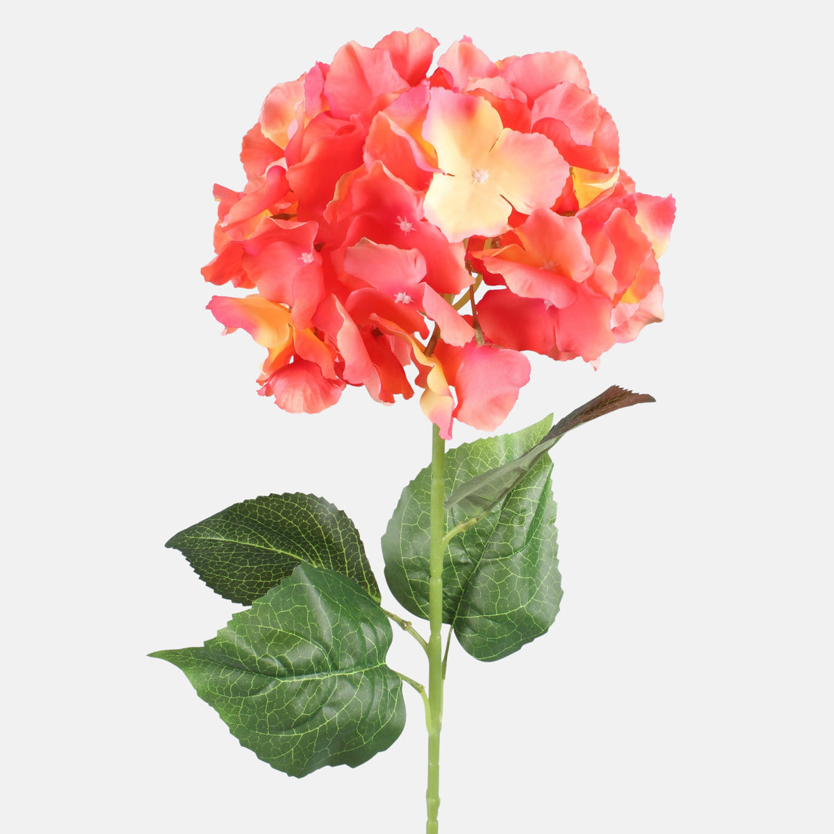 Persikanvärinen tekohortensian kukkavarsi, 78 cm
