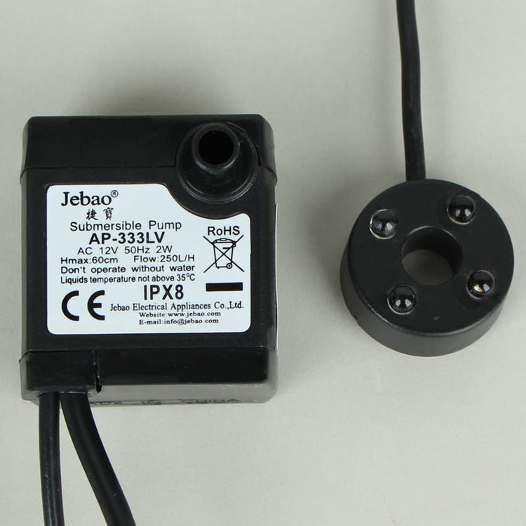 Purskkaevupump LED valgusega 3 cm 2W - Kunstlilled