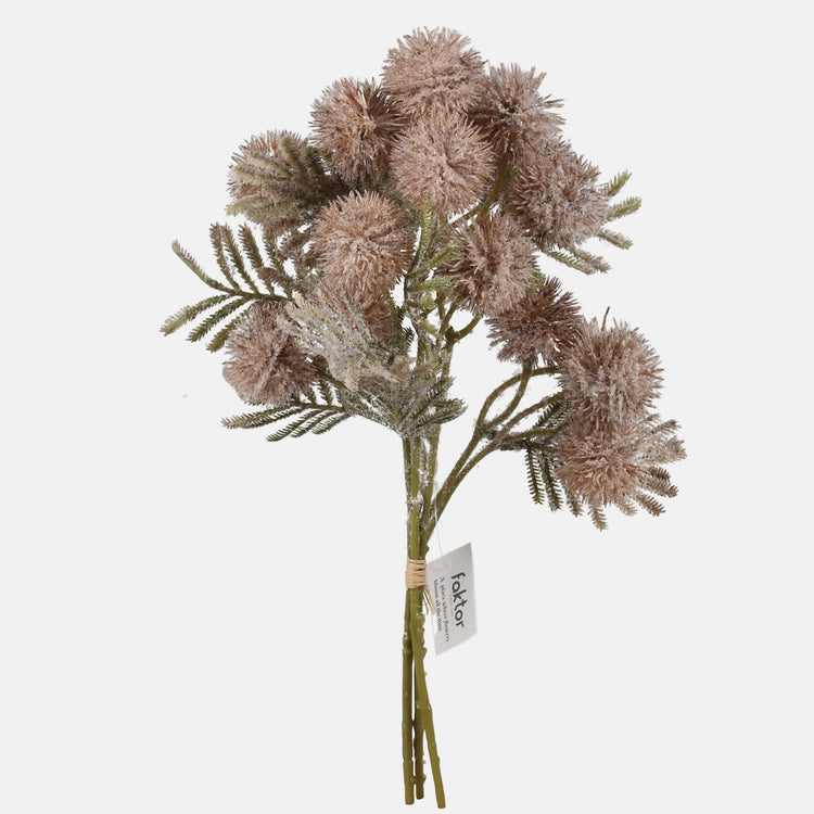 Beež lumine kerahirssi kunstlillebukett 33 cm - Kunstlilled