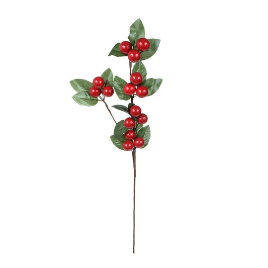 Punainen joulukoriste, 62 cm