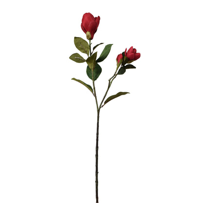 Punainen magnolia – tekokukka, 82 cm