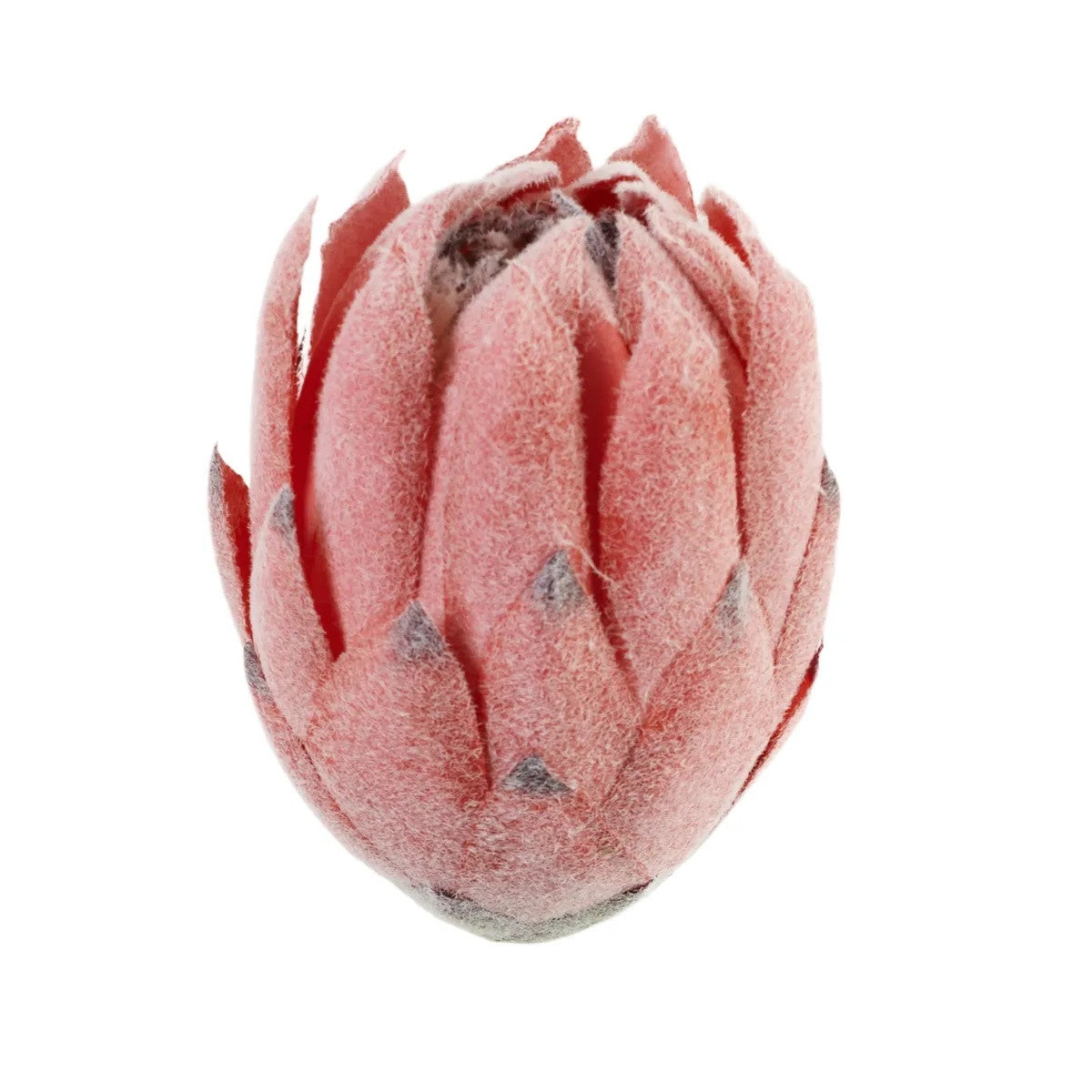 Punainen protea – tekokukkapää, 10 cm