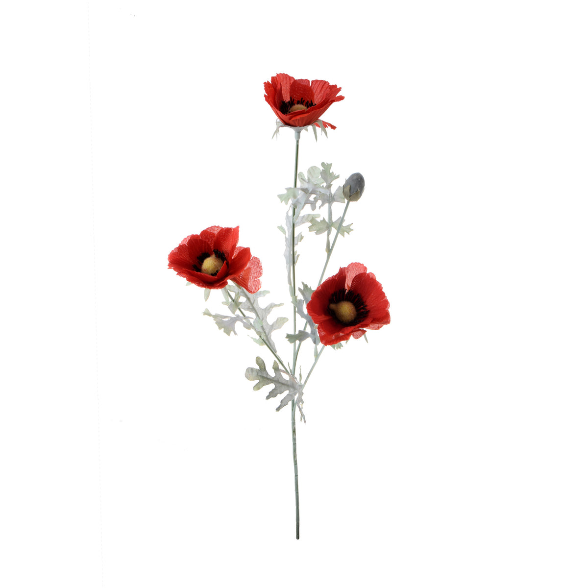 Punainen unikko – tekokukka, 60 cm