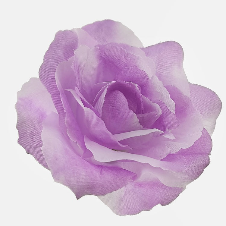Lilla Prantsuse roosi kunstlillepea 13 cm - Kunstlilled