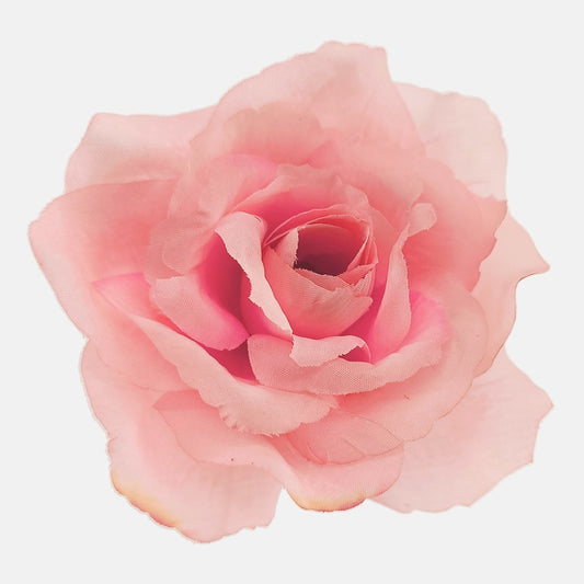 Prantsuse roosi kunstlillepea roosa 13 cm - Kunstlilled
