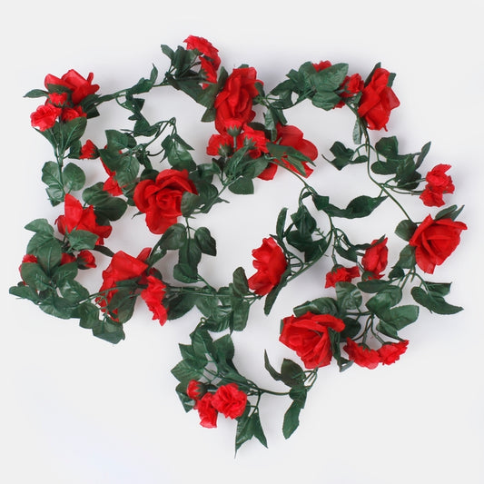 Red Rose vine 220 cm - Kunstlilled