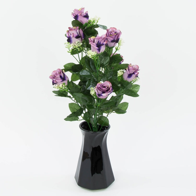 Lilla roosi kunstlillekimp 51 cm - Kunstlilled