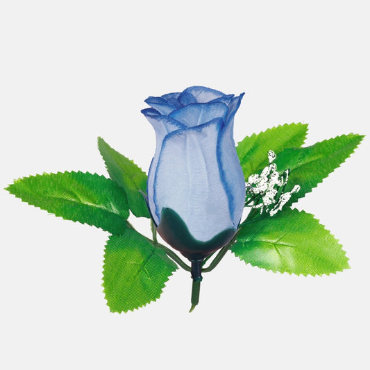 Helesinise roosi punga kunstlillepea 6 cm - Kunstlilled