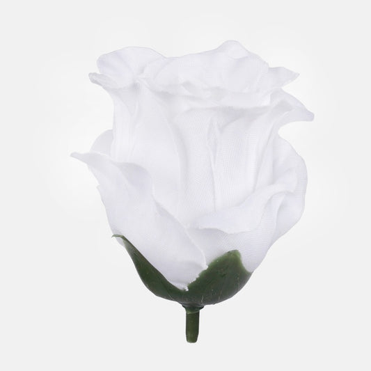 Valge roosipea kunstlill 5,5 cm - Kunstlilled