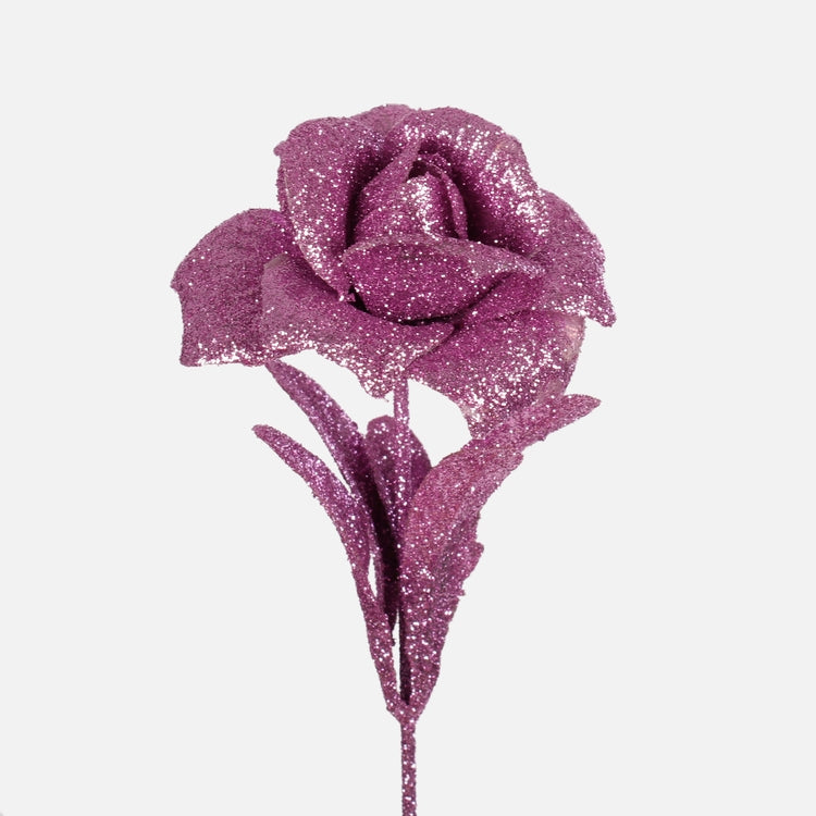 Lilla säraga kunstroos 28 cm - Kunstlilled