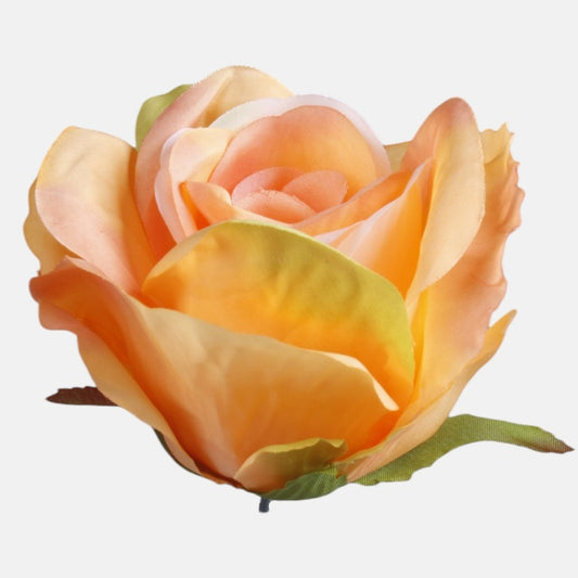 Oranž roosi kunstlillepea Ø8 cm - Kunstlilled
