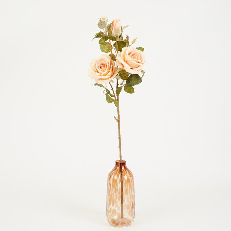 Kunstlik roos roosa-kollane 80 cm - Kunstlilled