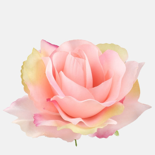 Roosa roosi kunstlillepea 11 cm - Kunstlilled