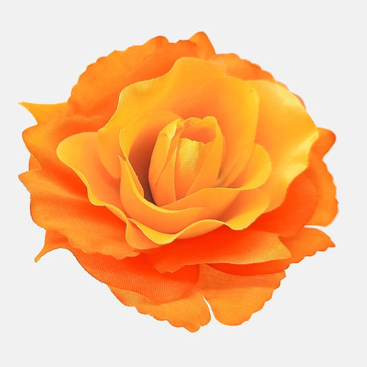 Apelsini roosi kunstlillepea 7 cm - Kunstlilled