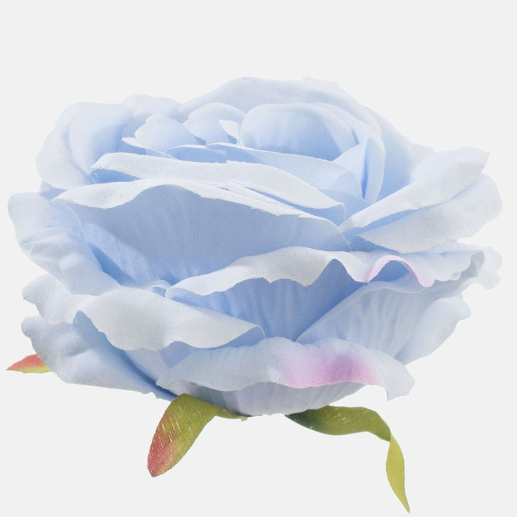 Helesinine roos kunstlillepea Ø12 cm - Kunstlilled