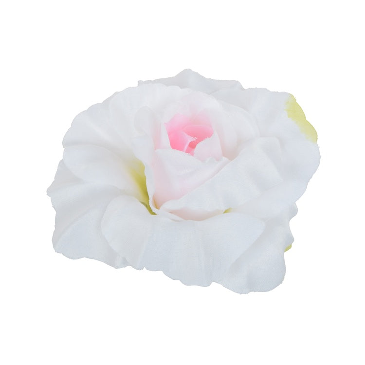 Valge-roosa roosipea Ø11 cm - Kunstlilled