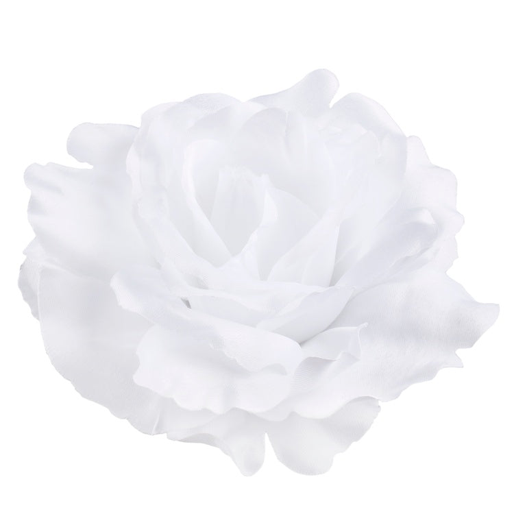 Valge roosi kunstlillepea Ø12 cm - Kunstlilled