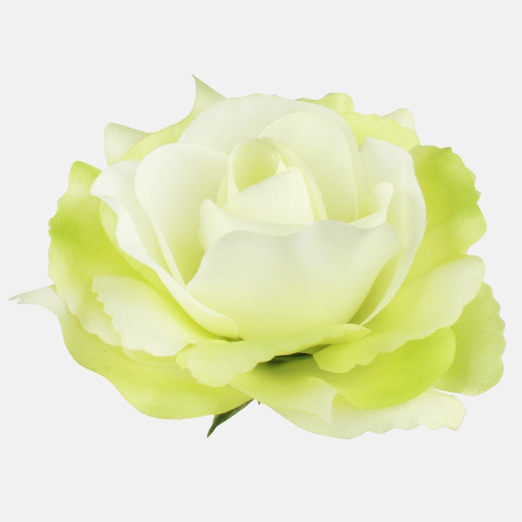 Helerohelise roosi kunstlillepea 11 cm - Kunstlilled