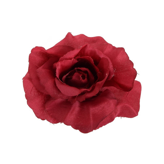 Tumepunase roosi kunstlillepea Ø11 cm - Kunstlilled