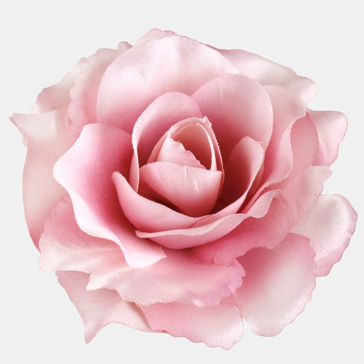 Roosa-kreemikas roosi kunstlillepea Ø11 cm - Kunstlilled