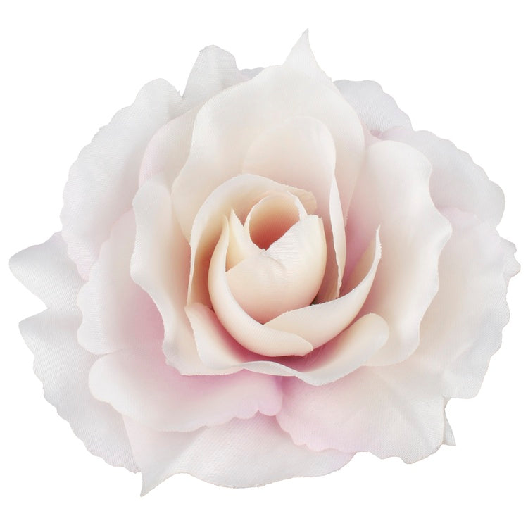 Helelilla-kreemikas roos kunstlillepea 11 cm - Kunstlilled