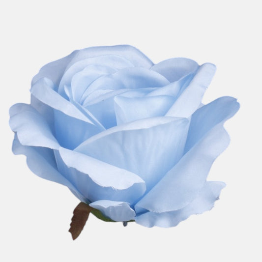 Helesinine roos kunstlillepea Ø8 cm - Kunstlilled