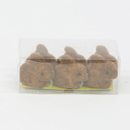 Ruskea pääsiäiskoriste, 4 cm, 6 kpl / pakkaus