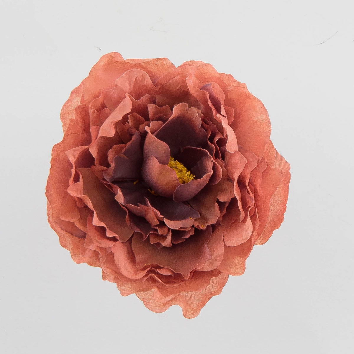 Ruskea tekopionin kukkapää, 5 cm, 12 kpl
