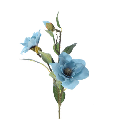Sininen magnolia – tekokukka, 80 cm