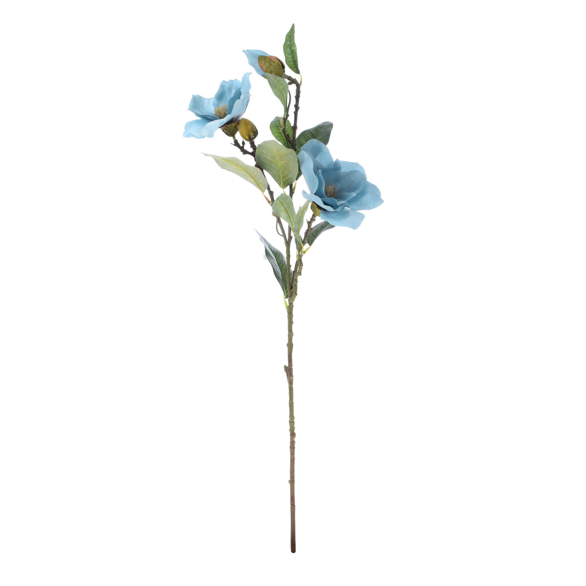 Sininen magnolia – tekokukka, 80 cm