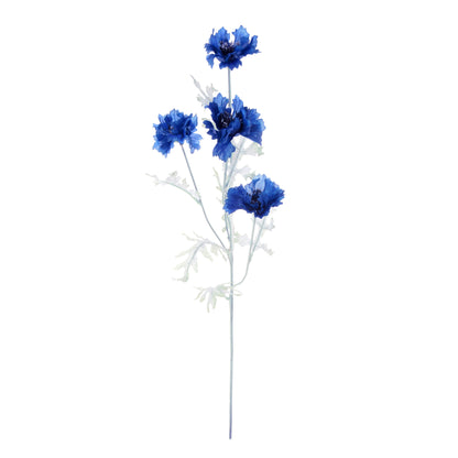 Sininen ruiskaunokki – tekokukka, 60 cm