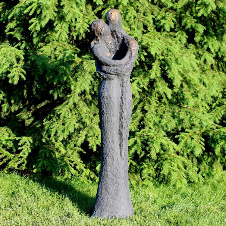Purskkaevusõprade kuju kivi 151 cm - Kunstlilled